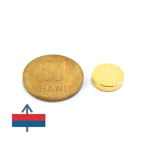 Неодимов магнит диск 12.7 x 3.175 мм 1