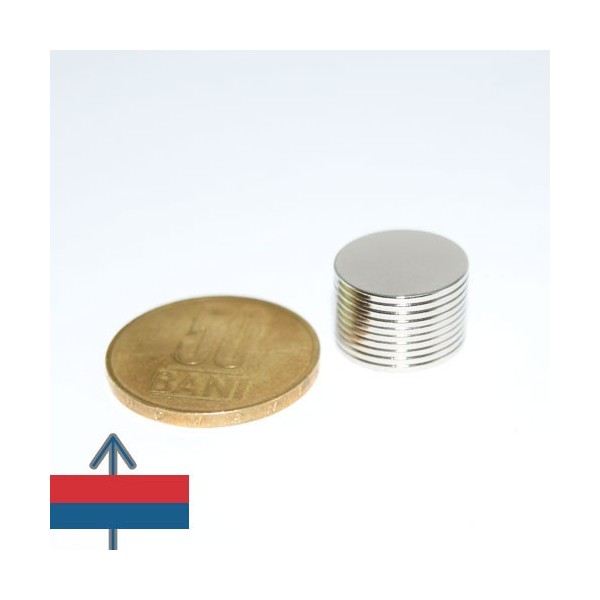 Magnet neodim disc 15 x 01 mm 7