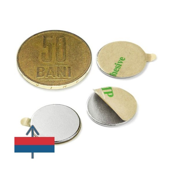 Неодимов магнит диск 15 x 0.1 мм 1