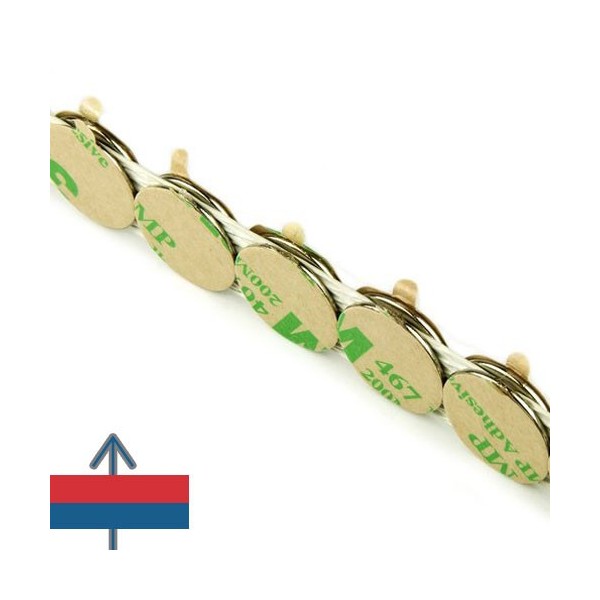 Неодимов магнит диск 15 x 0.1 мм 3