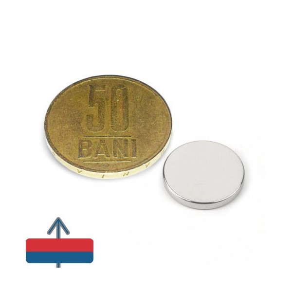 Неодимов магнит диск 15 x 0.2 мм 1