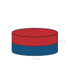 Неодимов магнит диск 15 x 0.8 мм 2 2