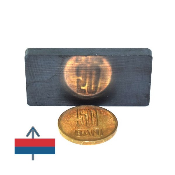 Феритен магнит блок 50 x 25 x 5.6 мм 3