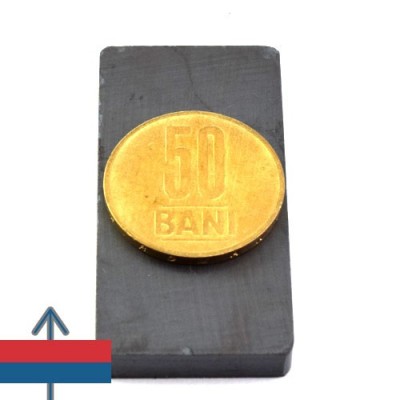 Magnet ferita bloc 50 x 25 x 5.6 mm 4