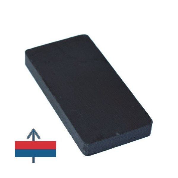 Феритен магнит блок 50 x 25 x 5.6 мм 5