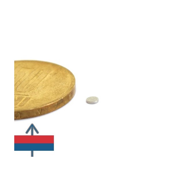 Magnet neodim disc 2.5 x 0.5 mm 1