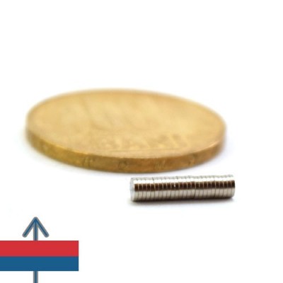 Magnet neodim disc 2.5 x 0.5 mm 5