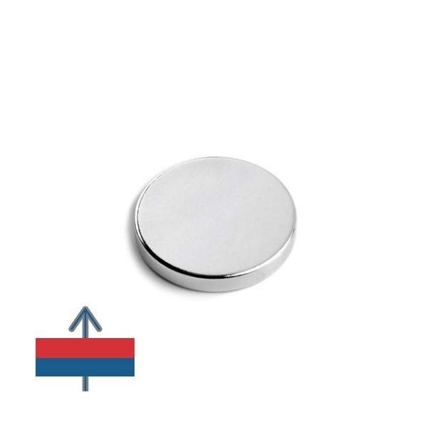 Неодимов магнит диск 20 x 0.3 мм 1