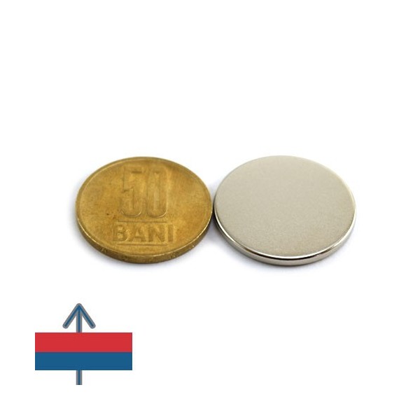Magnet neodim disc 25 x 2 mm 1