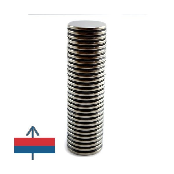 Magnet neodim disc 25 x 2 mm 5