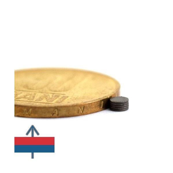 Неодимов магнит диск 3 x 0.3 мм 11