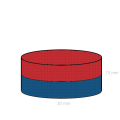 Неодимов магнит диск 30 x 10 мм схема