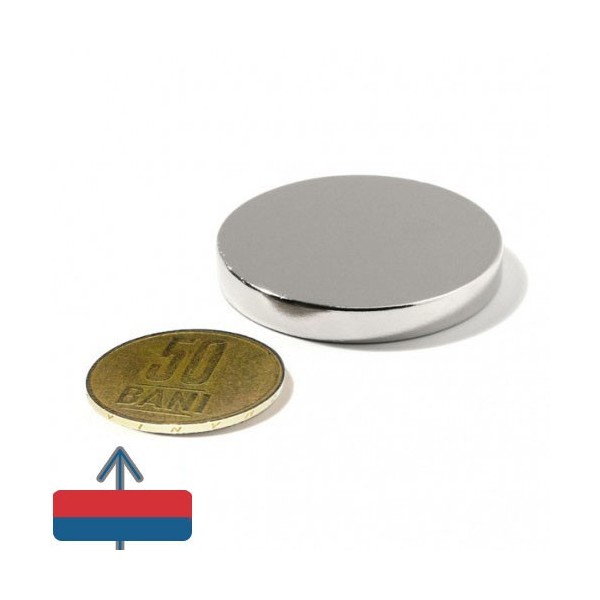 Неодимов магнит диск 35 x 0.5 мм 1