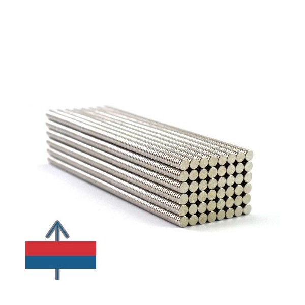 Неодимов магнит диск 4 x 0.1 мм 5