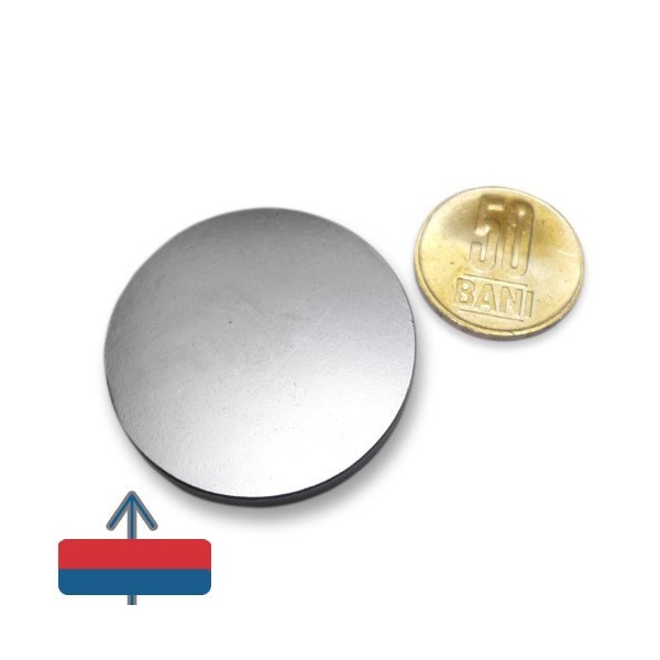 Неодимов магнит диск 40 x 0.5 мм 1