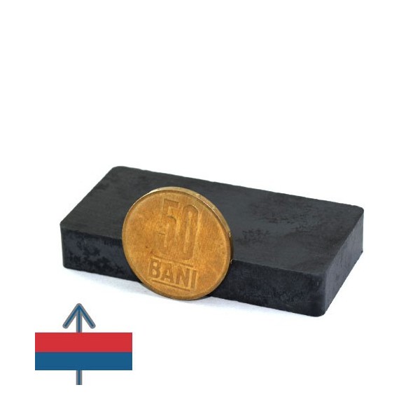Magnet ferita bloc 60 x 30 x 10 mm 4