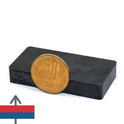 Magnet ferita bloc 60 x 30 x 10 mm 4