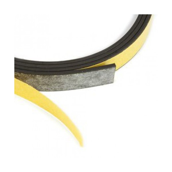 Bandă magnetică autoadezivă - lățime: 10 mm, grosime: 1,5 mm - detaliu
