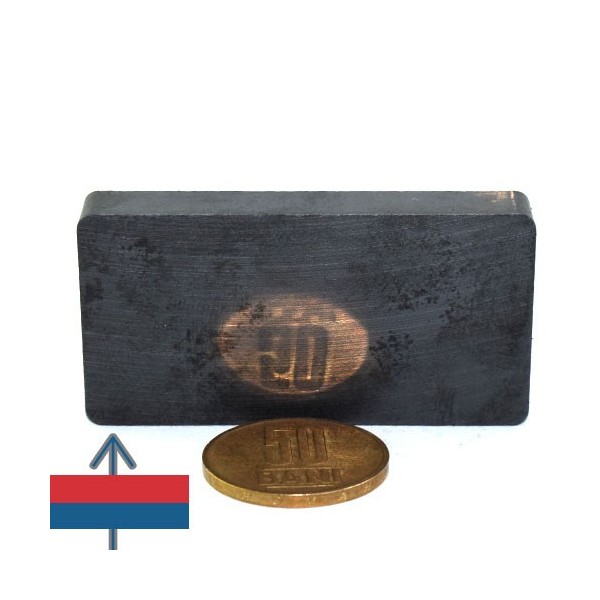 Феритен магнит блок 60 x 30 x 10 мм 6