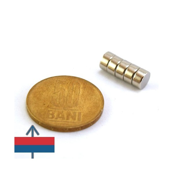 Неодимов магнит диск 6 x 0.3 мм 11