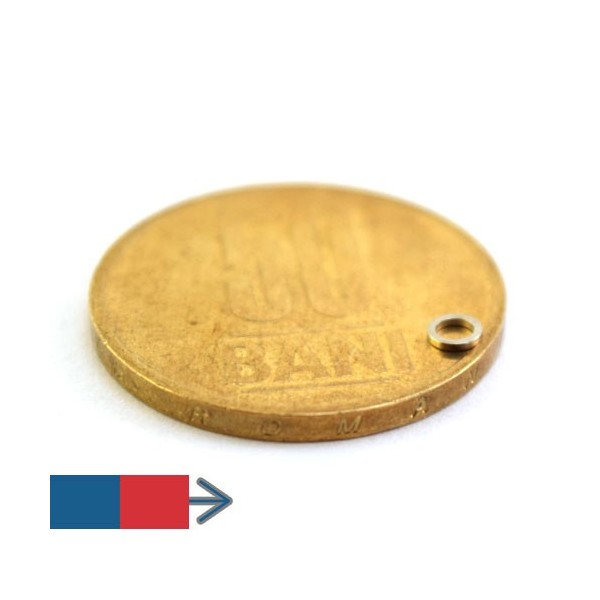 Неодимов магнит пръстен 3 x 2 x 5 мм 3