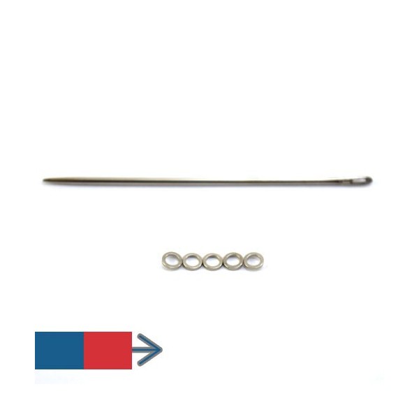 Неодимов магнит пръстен 3 x 2 x 5 мм 9