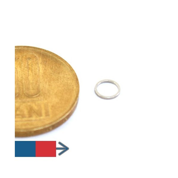 Magnet neodim inel 5.3 x 4.3 x 0.5 mm 1