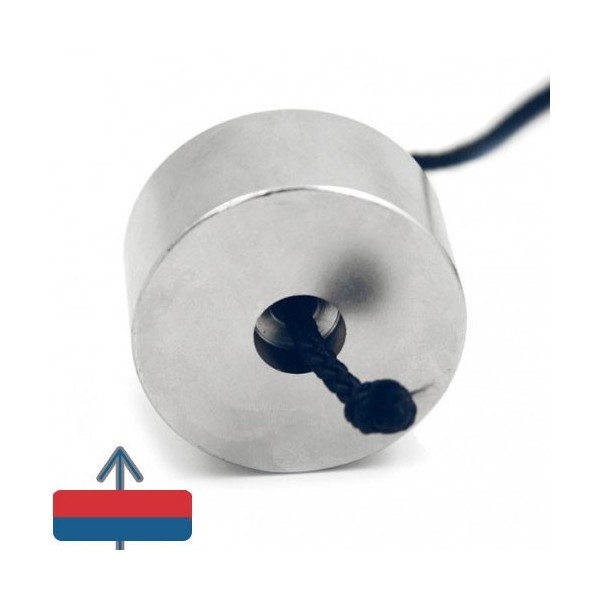 Magnet neodim inel 60 x 06 x 30 mm cu sfoară