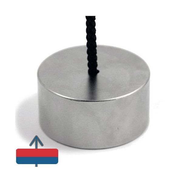 Magnet neodim inel 60 x 06 x 30 mm cu sfoară