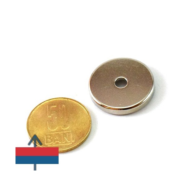 Magnet neodim oala D25 mm  fara carcasa 2