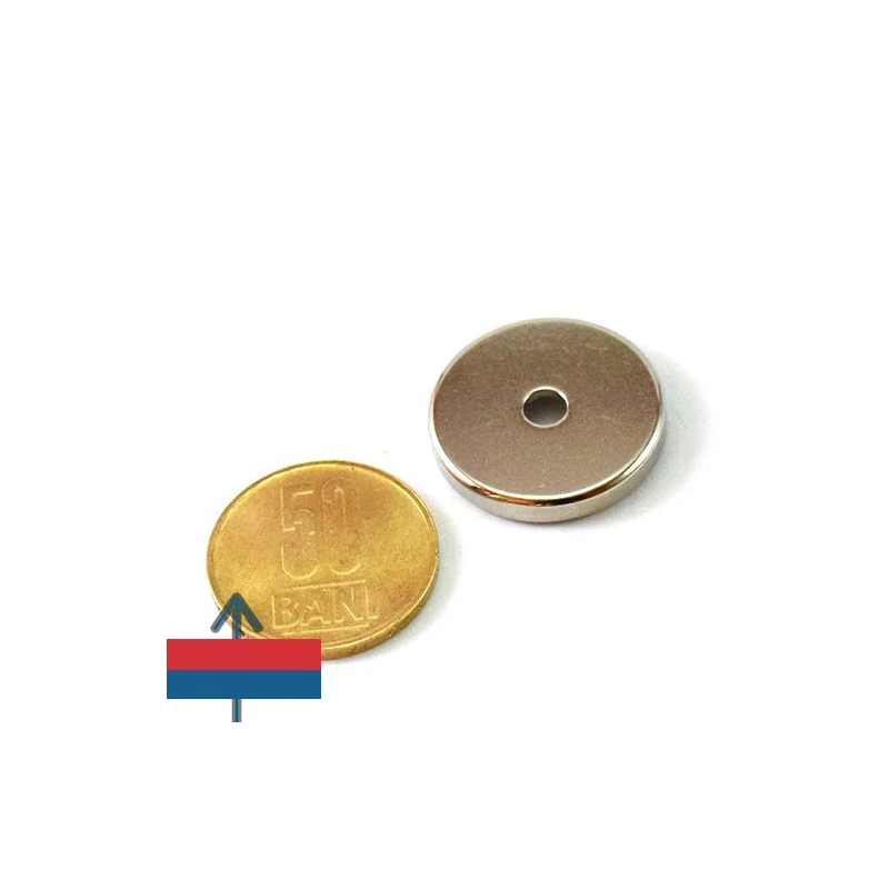 Magnet neodim oala D25 mm  fara carcasa 2