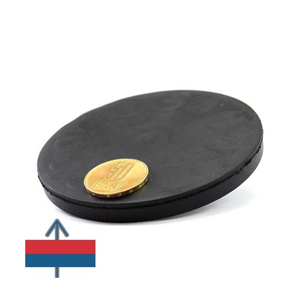 Неодимов магнит гумена купичка D88 мм с външна резба 5