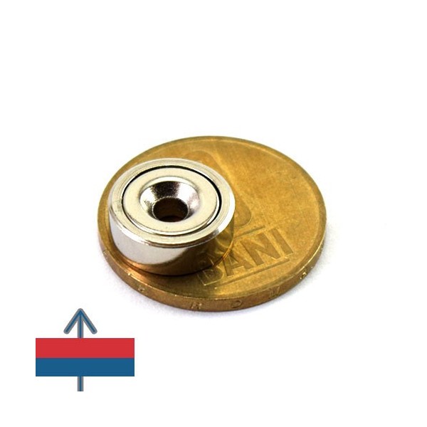 Неодимов магнит купичка D13 мм 4