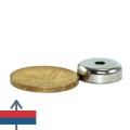 Неодимов магнит купичка D16 мм 3