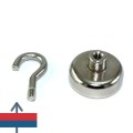 Неодимов магнит купичка с кука 25 мм 5
