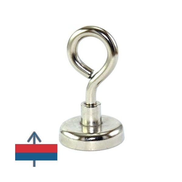 Magnet neodim oala D32 mm cu carlig inelar 1