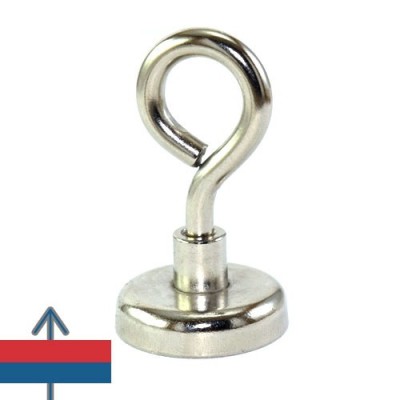 Magnet neodim oala D32 mm cu carlig inelar 1