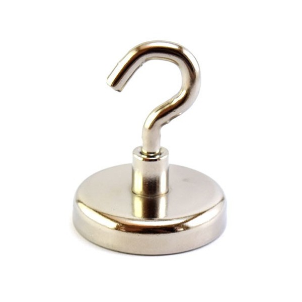 Неодимов магнит тенджера Ø42 мм с кука