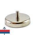 Неодимов магнит тенджера Ø42 мм с външна резба 4