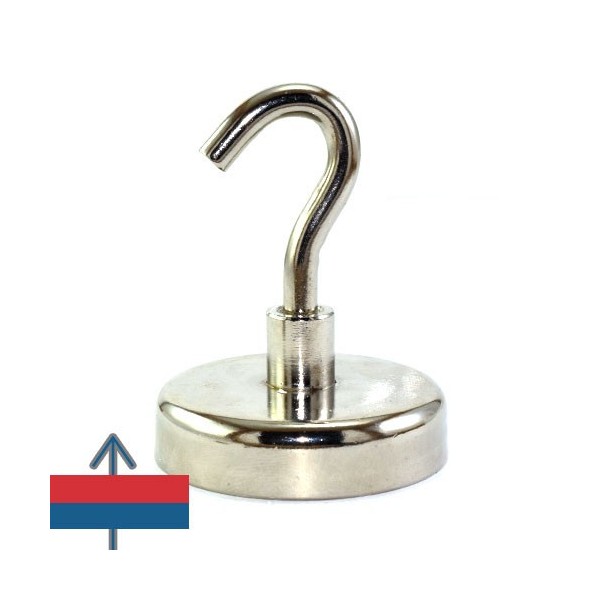 Magnet neodim oala D60 mm cu carlig 3