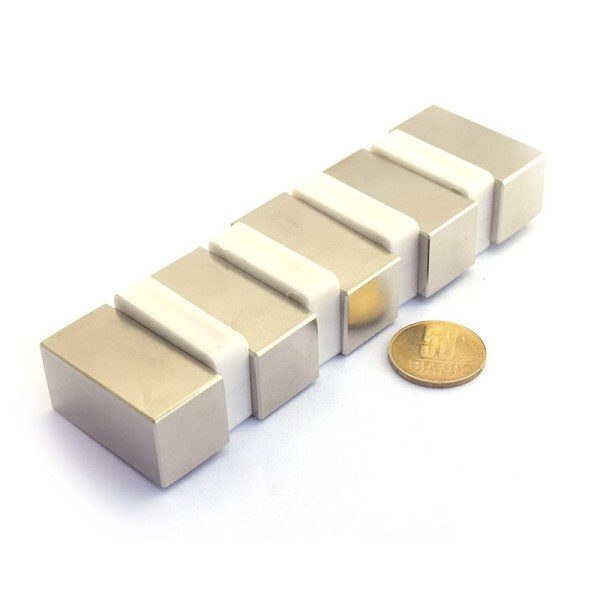 Magnet neodim bloc 40 x 20 x 20 mm - grup