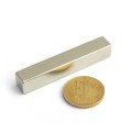 Неодимов магнит блок 60 x 10 x 10 мм - N45 хоризонтален