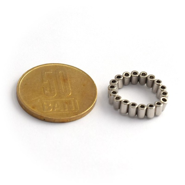 Неодимов магнит пръстен 2,6 x 1,3 x 3,6 мм - N45 комплект кръг