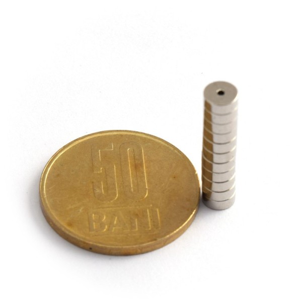 Неодимов магнит пръстен 5 x 1 x 2 мм - N48 комплект кръг