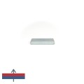 Неодимов магнит блок 35 x 25 x 4,5 Zn N38SH с намагнитване
