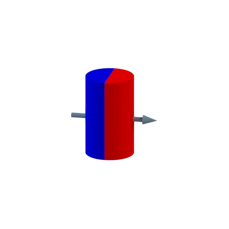 Magnet neodim cilindru 20 x 100 diametral magnetizare