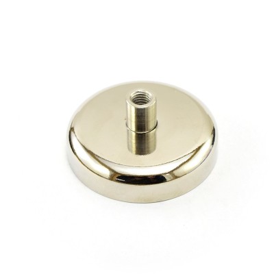 Magnet neodim oală D 60 mm cârlig inelar