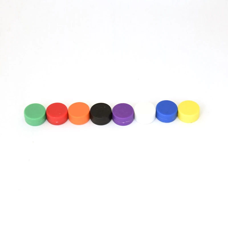 Pioneză magnetică neodim D 12,7 x 6,35 pastilă pinboard push pins multicolor