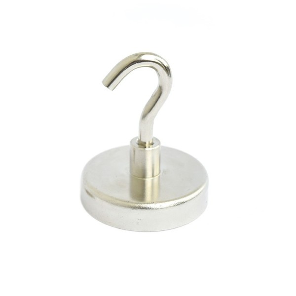 Magnet ferită oală D 63 mm cu cârlig