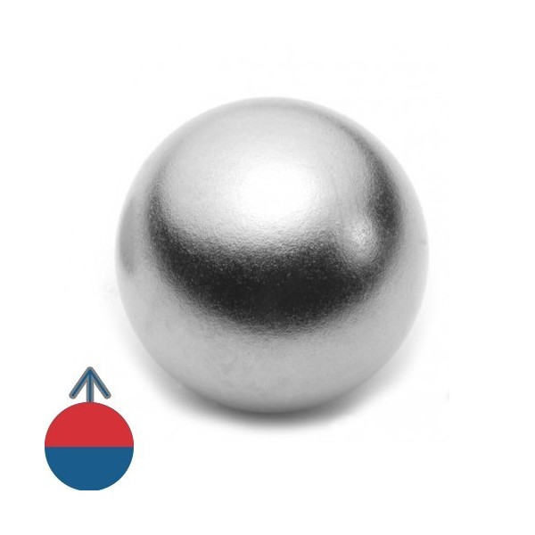 Magnet neodim sferă 40 mm cu magnetizare